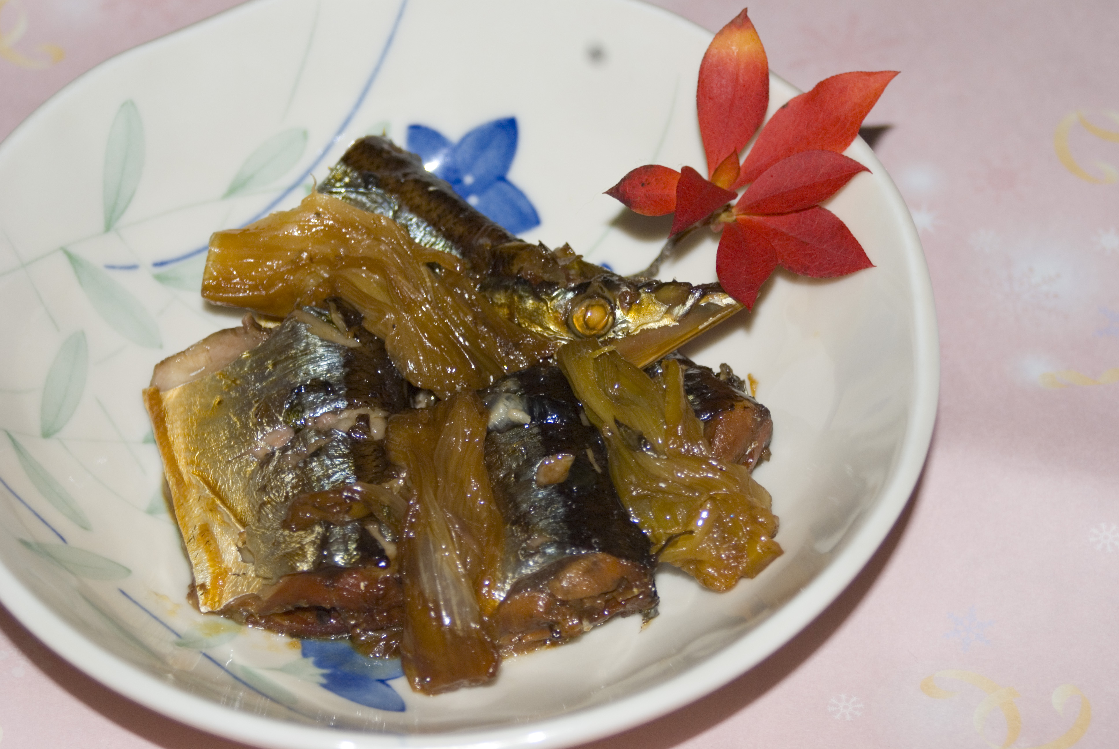秋刀魚のはちみつ甘露煮